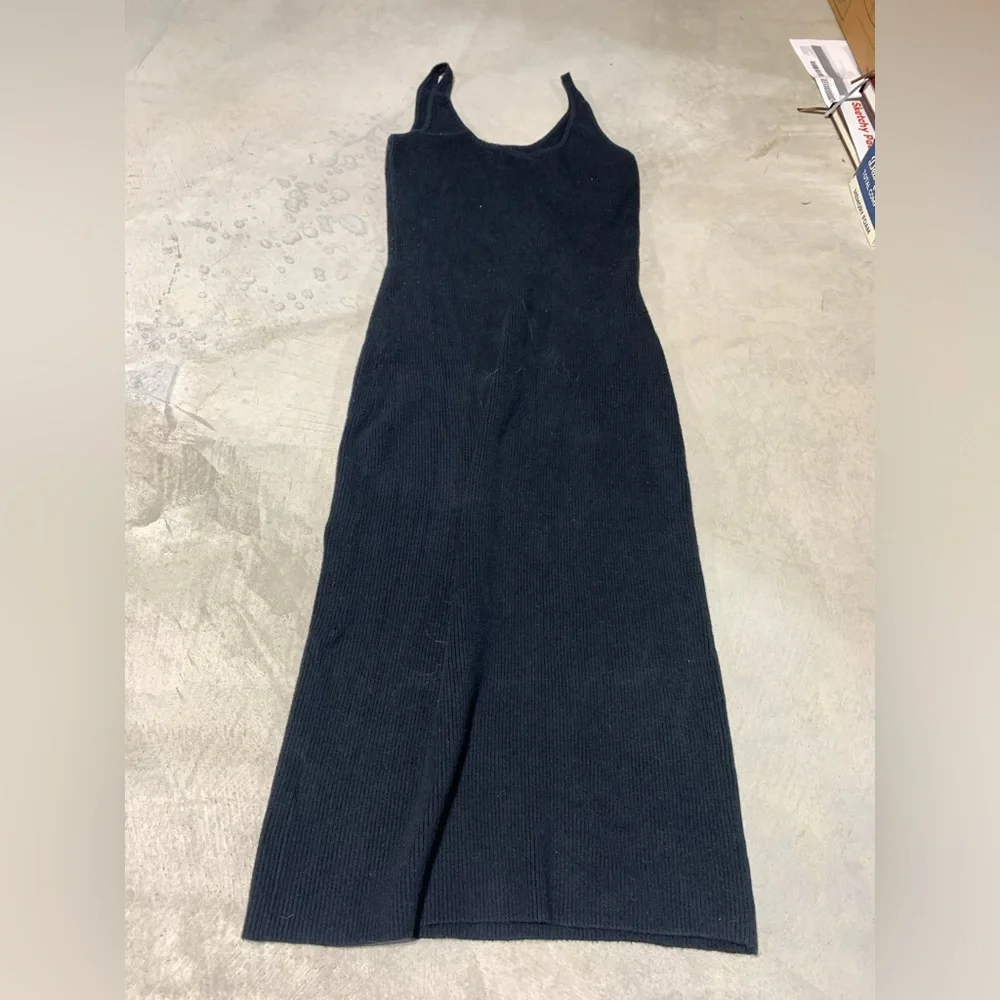 Abercrombie & fitch knit long black dress LT large tall